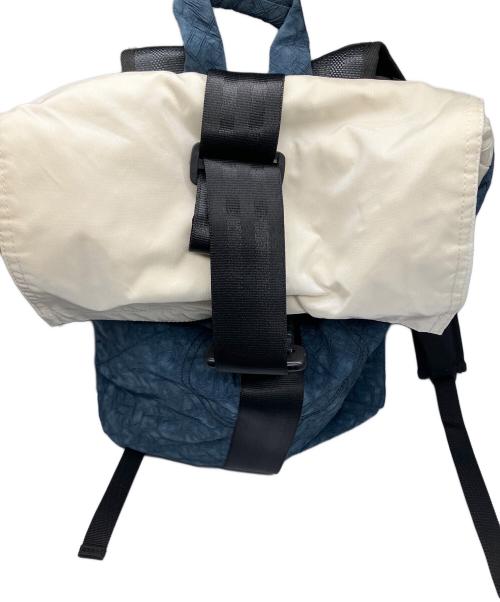 AIRPAQ（エアパック）AIRPAQ (エアパック) Backpack Airpaq ネイビー×ホワイトの古着・服飾アイテム