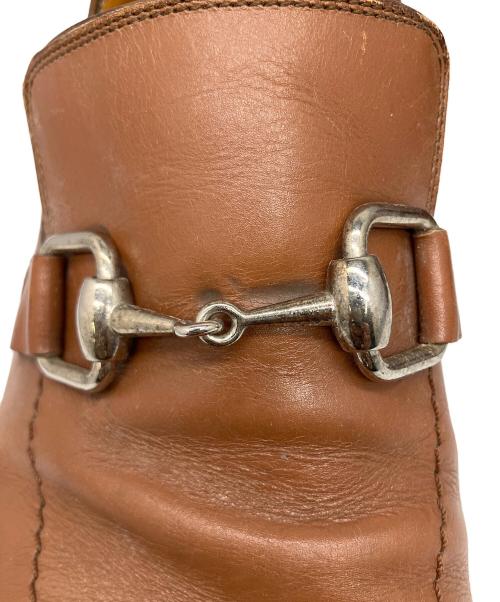 GUCCI（グッチ）GUCCI (グッチ) レザーシューズ ブラウン ブラウン サイズ:38.5の古着・服飾アイテム