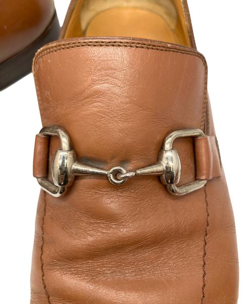GUCCI（グッチ）GUCCI (グッチ) レザーシューズ ブラウン ブラウン サイズ:38.5の古着・服飾アイテム
