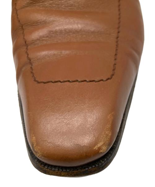 GUCCI（グッチ）GUCCI (グッチ) レザーシューズ ブラウン ブラウン サイズ:38.5の古着・服飾アイテム