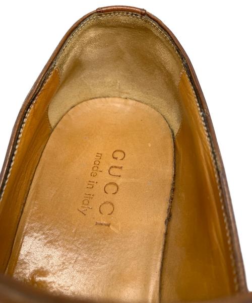 GUCCI（グッチ）GUCCI (グッチ) レザーシューズ ブラウン ブラウン サイズ:38.5の古着・服飾アイテム