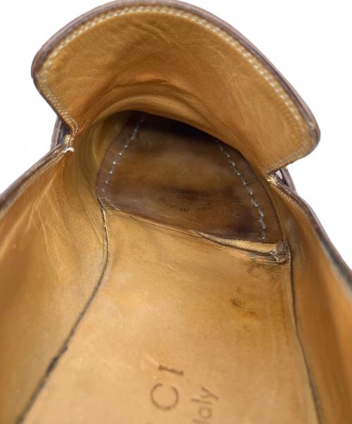 GUCCI（グッチ）GUCCI (グッチ) レザーシューズ ブラウン ブラウン サイズ:38.5の古着・服飾アイテム