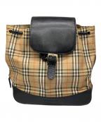 BURBERRYバーバリー）の古着「リュック ノバチェック」｜ベージュ