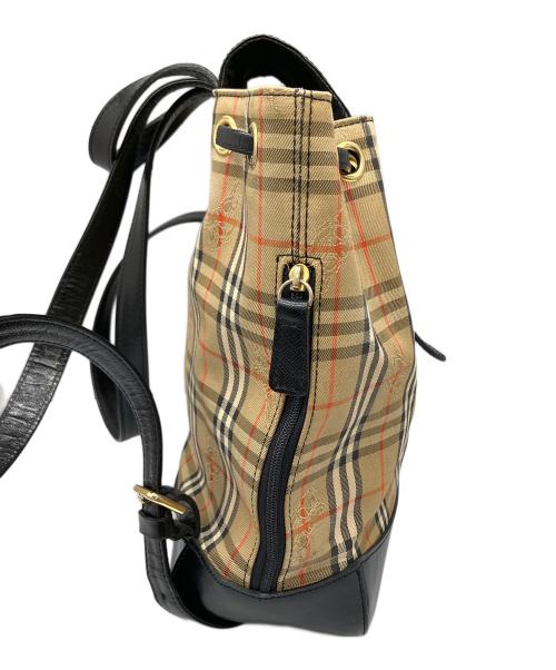 BURBERRY（バーバリー）BURBERRY (バーバリー) リュック ノバチェック ベージュの古着・服飾アイテム