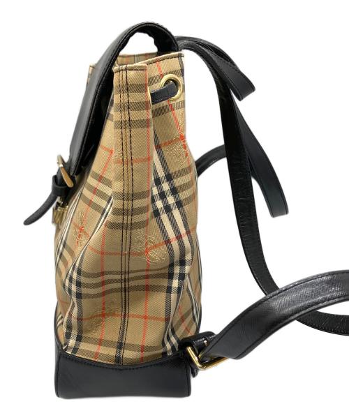 BURBERRY（バーバリー）BURBERRY (バーバリー) リュック ノバチェック ベージュの古着・服飾アイテム