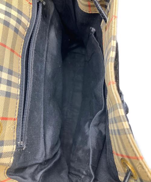 BURBERRY（バーバリー）BURBERRY (バーバリー) リュック ノバチェック ベージュの古着・服飾アイテム
