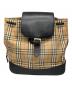 BURBERRY（バーバリー）の古着「リュック ノバチェック」｜ベージュ