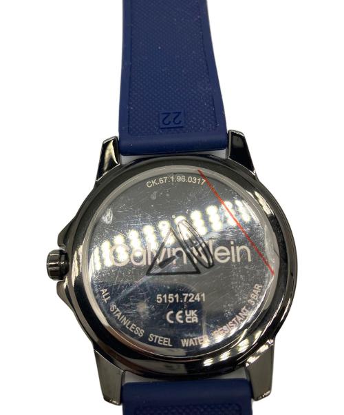 Calvin Klein（カルバンクライン）Calvin Klein (カルバンクライン) アクエアス44 ブラックの古着・服飾アイテム