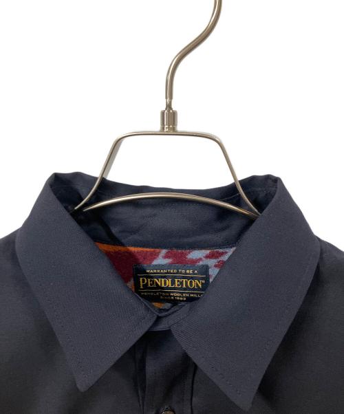 PENDLETON（ペンドルトン）PENDLETON (ペンドルトン) ON THE TURF (オンザターフ) コラボシャツ ネイビー ネイビー サイズ:S 未使用品の古着・服飾アイテム