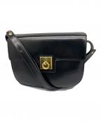 MARIA’Sマリアズ）の古着「レザーショルダーバッグ ブラック」｜ブラック