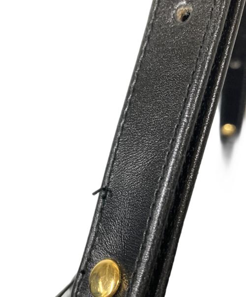 MARIA’S（マリアズ）MARIA’S (マリアズ) レザーショルダーバッグ ブラック ブラックの古着・服飾アイテム