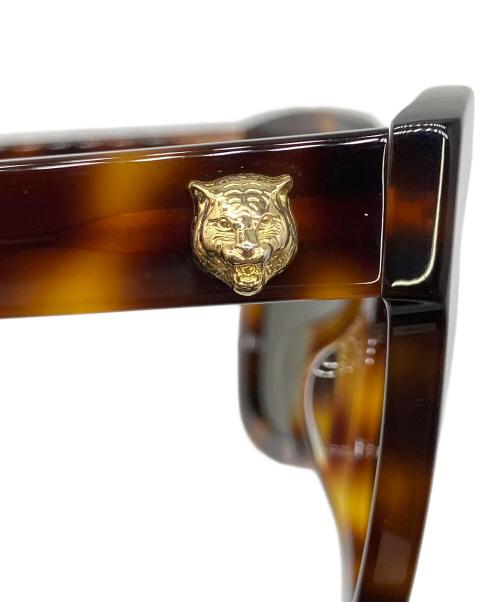 GUCCI（グッチ）GUCCI (グッチ) フォックスサングラス ブラウン サイズ:52□20 145の古着・服飾アイテム