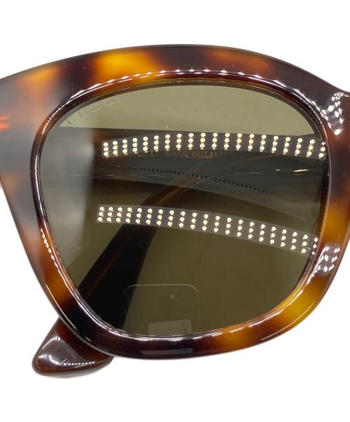 GUCCI（グッチ）GUCCI (グッチ) フォックスサングラス ブラウン サイズ:52□20 145の古着・服飾アイテム