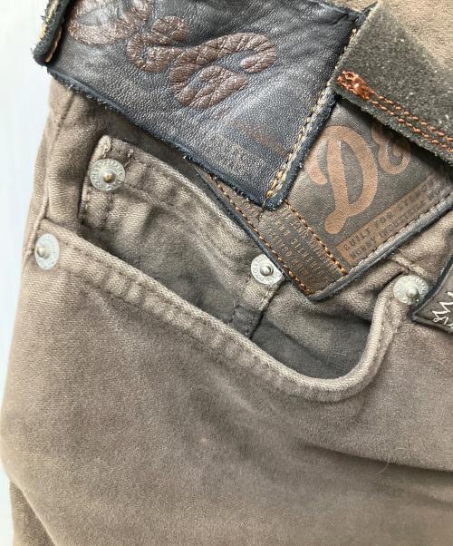 DOLCE & GABBANA（ドルチェ＆ガッバーナ）DOLCE & GABBANA (ドルチェ＆ガッバーナ) デニムパンツ ブラウン サイズ:68.5cm（W27）の古着・服飾アイテム