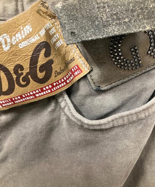 DOLCE & GABBANA（ドルチェ＆ガッバーナ）DOLCE & GABBANA (ドルチェ＆ガッバーナ) デニムパンツ ブラウン サイズ:68.5cm（W27）の古着・服飾アイテム