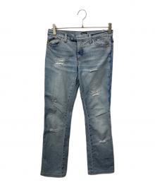 DOLCE & GABBANA（ドルチェ＆ガッバーナ）の古着「ダメージデニムパンツ」｜インディゴ