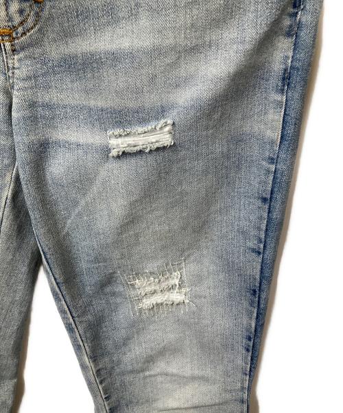 DOLCE & GABBANA（ドルチェ＆ガッバーナ）DOLCE & GABBANA (ドルチェ＆ガッバーナ) ダメージデニムパンツ インディゴ サイズ:W27の古着・服飾アイテム