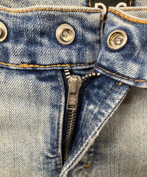 DOLCE & GABBANA（ドルチェ＆ガッバーナ）DOLCE & GABBANA (ドルチェ＆ガッバーナ) ダメージデニムパンツ インディゴ サイズ:W27の古着・服飾アイテム