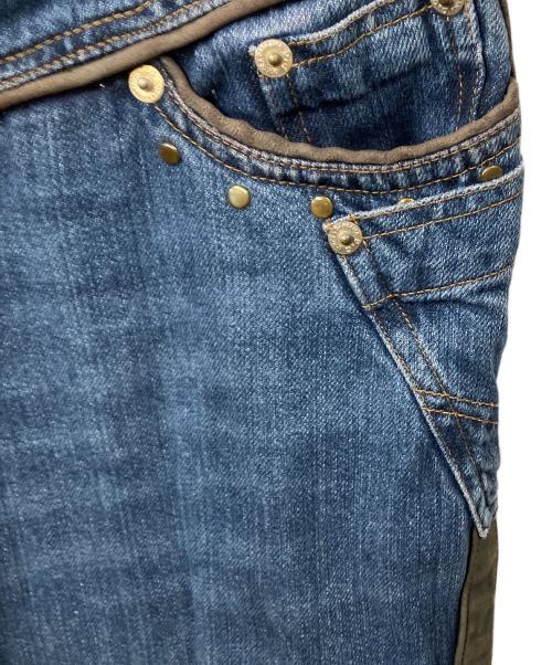 DOLCE & GABBANA（ドルチェ＆ガッバーナ）DOLCE & GABBANA (ドルチェ＆ガッバーナ) スタッズデニムパンツ インディゴ サイズ:W28の古着・服飾アイテム