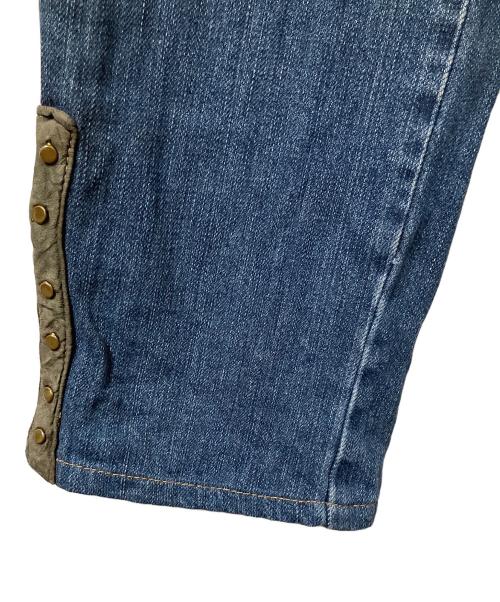 DOLCE & GABBANA（ドルチェ＆ガッバーナ）DOLCE & GABBANA (ドルチェ＆ガッバーナ) スタッズデニムパンツ インディゴ サイズ:W28の古着・服飾アイテム