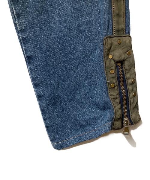 DOLCE & GABBANA（ドルチェ＆ガッバーナ）DOLCE & GABBANA (ドルチェ＆ガッバーナ) スタッズデニムパンツ インディゴ サイズ:W28の古着・服飾アイテム