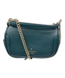 Kate Spade（ケイトスペード）の古着「	スムーシュ マイクロ クロスボディ」｜グリーン