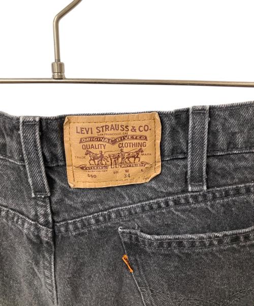 LEVI'S（リーバイス）LEVI'S (リーバイス) デニムパンツ ブラック ブラック サイズ:W34の古着・服飾アイテム