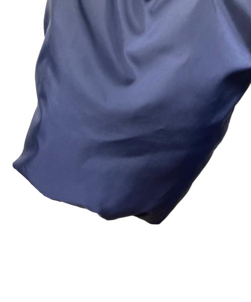 DESCENTE（デサント）DESCENTE (デサント) フード付　スーパーロングダウンコート ブルーの古着・服飾アイテム