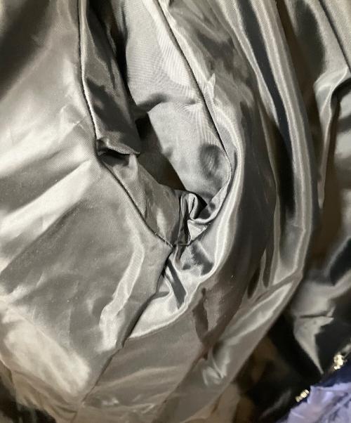 DESCENTE（デサント）DESCENTE (デサント) フード付　スーパーロングダウンコート ブルーの古着・服飾アイテム