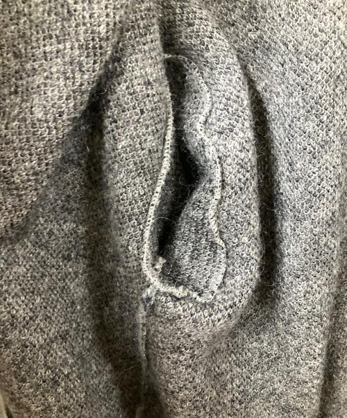 WACKO MARIA（ワコマリア）WACKO MARIA (ワコマリア) レオパード ジャカード モヘア ニット カーディガン グレー サイズ:Mの古着・服飾アイテム