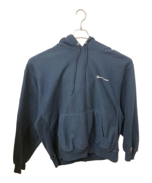 Champion REVERSE WEAVE（チャンピオン リバース ウィーブ）Champion REVERSE WEAVE (チャンピオン リバース ウィーブ) プルオーバーパーカー ネイビー サイズ:XLの古着・服飾アイテム