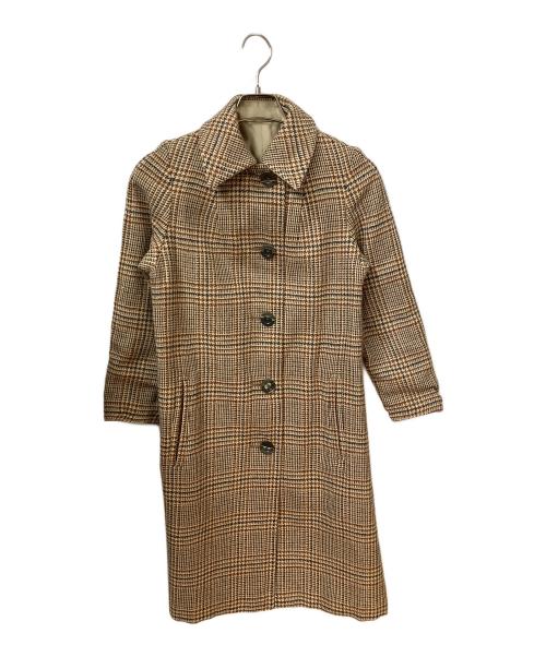 Aquascutum（アクアスキュータム）Aquascutum (アクアスキュータム) リバーシブルロングコート カーキ サイズ:SIZE 4の古着・服飾アイテム