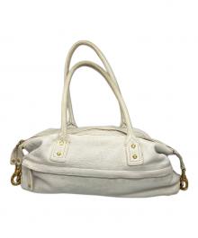 CELINE（セリーヌ）の古着「ミニボストンバック」｜ホワイト