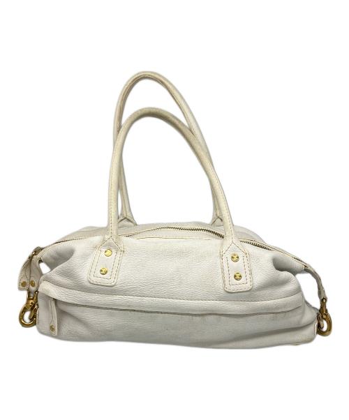 CELINE（セリーヌ）CELINE (セリーヌ) ミニボストンバック ホワイトの古着・服飾アイテム