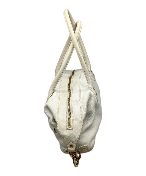 CELINE（セリーヌ）CELINE (セリーヌ) ミニボストンバック ホワイトの古着・服飾アイテム