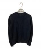 AURALEEオーラリー）の古着「ウールカシミヤ混厚手ニット」｜ブラック