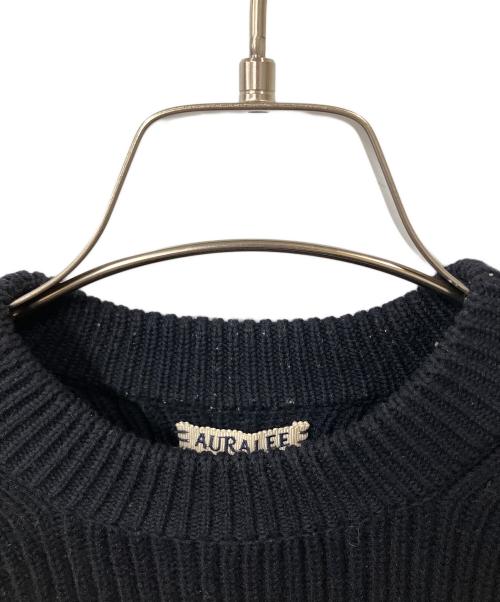 AURALEE（オーラリー）AURALEE (オーラリー) ウールカシミヤ混厚手ニット ブラック サイズ:１の古着・服飾アイテム