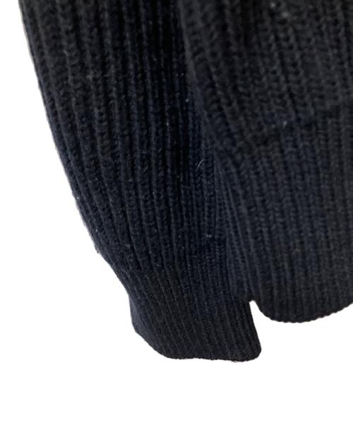 AURALEE（オーラリー）AURALEE (オーラリー) ウールカシミヤ混厚手ニット ブラック サイズ:１の古着・服飾アイテム