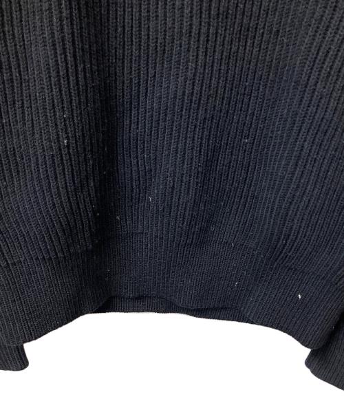 AURALEE（オーラリー）AURALEE (オーラリー) ウールカシミヤ混厚手ニット ブラック サイズ:１の古着・服飾アイテム