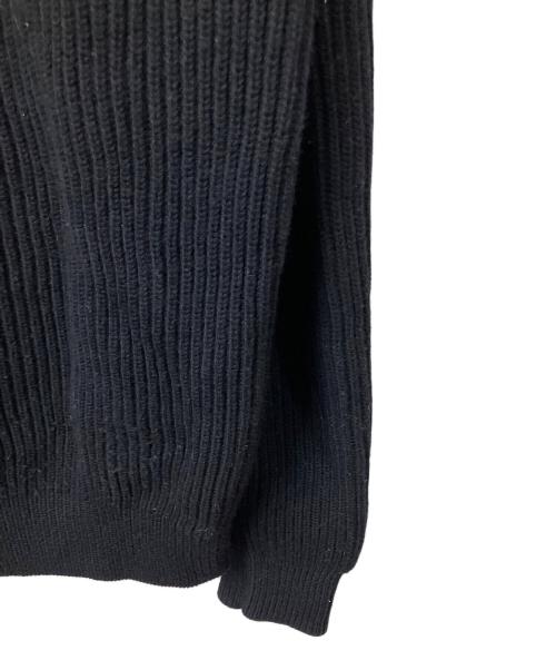 AURALEE（オーラリー）AURALEE (オーラリー) ウールカシミヤ混厚手ニット ブラック サイズ:１の古着・服飾アイテム