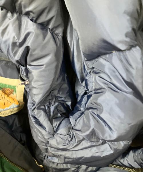 Eddie Bauer（エディーバウアー）Eddie Bauer (エディーバウアー) RIDGE LINE GORE-TEX DOWN JACKET グリーン×ネイビー サイズ:Lの古着・服飾アイテム