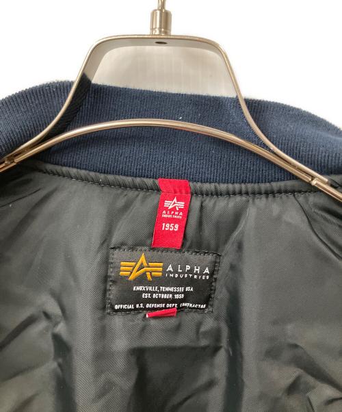 ALPHA（アルファ）ALPHA (アルファ) MA-1ジャケット ブルー ブルー サイズ:XLの古着・服飾アイテム