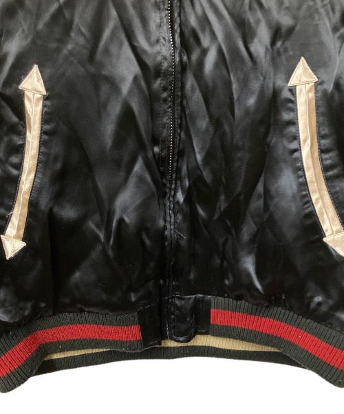 VANSON（バンソン）VANSON (バンソン) スカジャン　ブラック ブラック サイズ:Mの古着・服飾アイテム