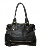 Aquascutumアクアスキュータム）の古着「ハンドバッグ　ブラック」｜ブラック