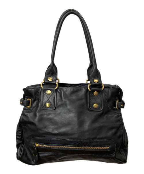 Aquascutum（アクアスキュータム）Aquascutum (アクアスキュータム) ハンドバッグ　ブラック ブラックの古着・服飾アイテム