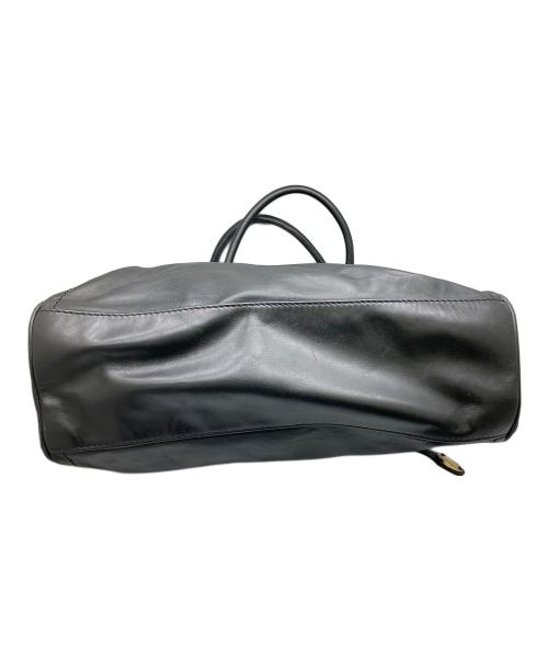 Aquascutum（アクアスキュータム）Aquascutum (アクアスキュータム) ハンドバッグ　ブラック ブラックの古着・服飾アイテム