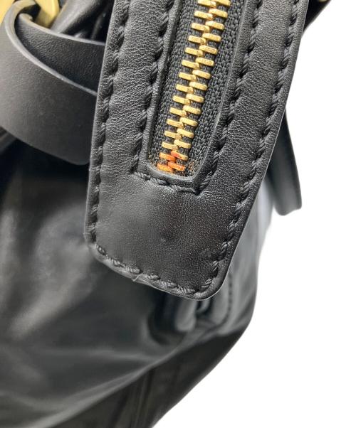 Aquascutum（アクアスキュータム）Aquascutum (アクアスキュータム) ハンドバッグ　ブラック ブラックの古着・服飾アイテム