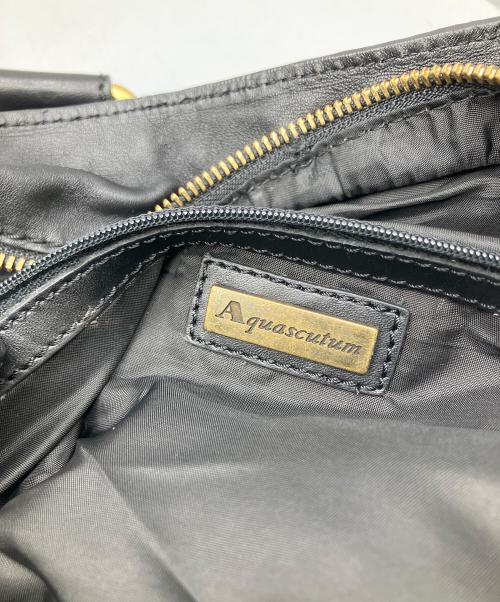 Aquascutum（アクアスキュータム）Aquascutum (アクアスキュータム) ハンドバッグ　ブラック ブラックの古着・服飾アイテム