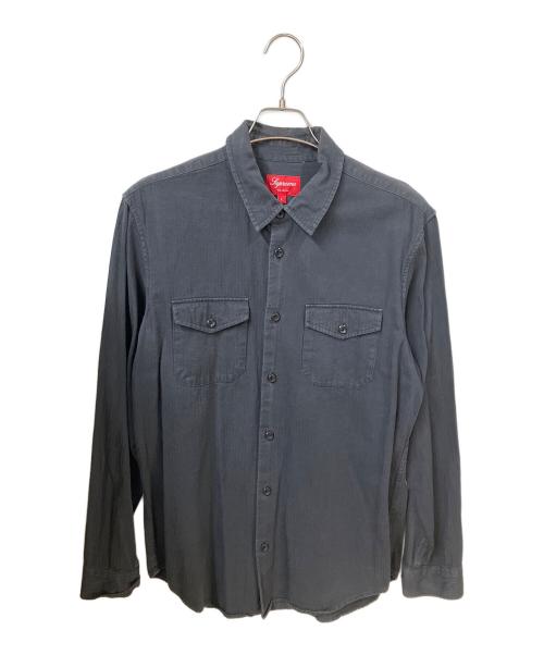 SUPREME（シュプリーム）SUPREME (シュプリーム) 長袖シャツ ブラック サイズ:Lの古着・服飾アイテム