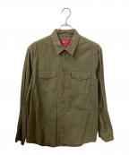 SUPREMEシュプリーム）の古着「長袖シャツ」｜オリーブ